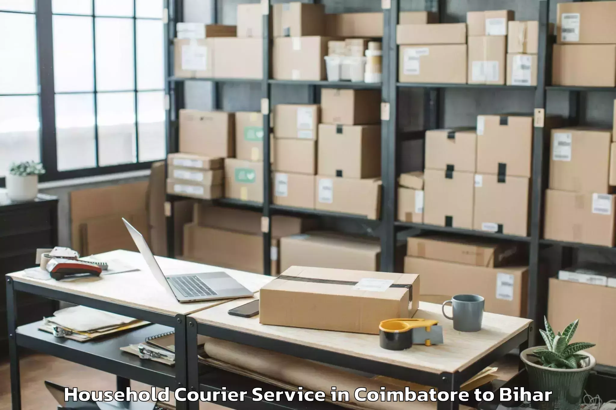 Book Coimbatore to Raghopur East Household Courier Online